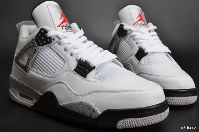 Cement” EyeCatching 4 Jordan  542 Air 840606-192 OG “White 0820
